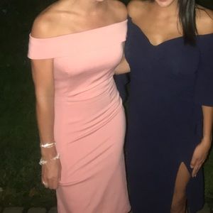 Pink off the shoulder Issue New York dress M
